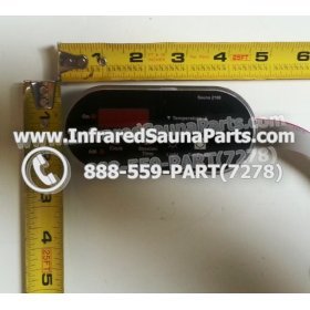 COMPLETE CONTROL POWER BOX WITH CONTROL PANEL - COMPLETE CONTROL POWER BOX O-SAUNA INFRARED SAUNA WITH BLACK CONTROL PANEL 2