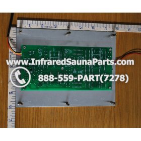 CIRCUIT BOARDS WITH  FACE PLATES - CIRCUIT BOARD WITH FACE PLATE DELUXE INFRARED SAUNA 03112006 MANUAL ON OFF SWITCH 3