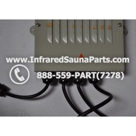 COMPLETE CONTROL POWER BOX 110V / 120V - COMPLETE CONTROL POWER BOX 110V  120V SUNTECH INFRARED SAUNA WITH 8 HEATER PLUGS v2 3