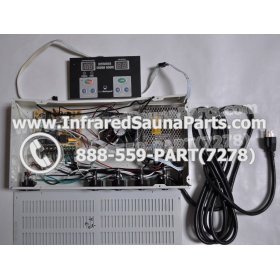 COMPLETE CONTROL POWER BOX WITH CONTROL PANEL - COMPLETE CONTROL POWER BOX LONGEVITY INFRARED SAUNA STYLE 1 WITH ONE CONTROL PANEL 1