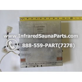 COMPLETE CONTROL POWER BOX WITH CONTROL PANEL - COMPLETE CONTROL POWER BOX INFINITY INFRARED SAUNA  WITH ONE CONTROL PANEL 10