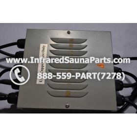 COMPLETE CONTROL POWER BOX 110V / 120V - COMPLETE CONTROL POWER BOX 110V / 120V FED INTL.INFRARED SAUNA WITH 8 HEATER PLUGS v1 8