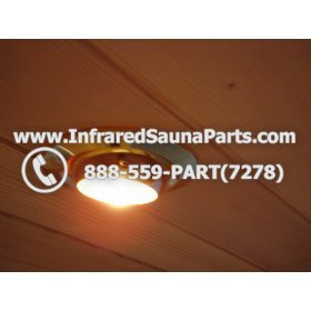 COMPLETE LIGHT ASSEMBLY 110V / 120V - COMPLETE LIGHT ASSEMBLY IN GOLD FINISH WITH BULB 110V / 120V 2