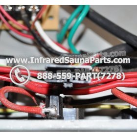 COMPLETE CONTROL POWER BOX 220V / 240V - COMPLETE CONTROL POWER BOX 220V / 240V WASAUNA INFRARED SAUNA STYLE 2 4