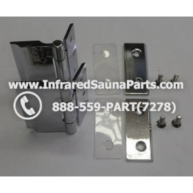 DOOR HINGES - GLASS DOOR HINGE STYLE 12 COMPLETE SET 2