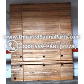 WOOD SAUNA WALLS - HEMLOCK WOOD SAUNA PANEL ( 71" x 56.6" ) 5
