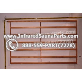 WOOD BACKRESTS - HEMLOCK WOOD BACKREST WITH 1 PANELS   ( 55" x 33" ) 2