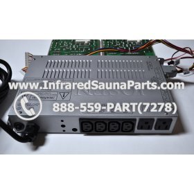 COMPLETE CONTROL POWER BOX WITH CONTROL PANEL - COMPLETE CONTROL POWER BOX KEYSBACKYARD INFRARED SAUNA STYLE 3 WITH TWO CONTROL PANELS 5