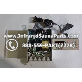 COMPLETE CONTROL POWER BOX WITH CONTROL PANEL - COMPLETE CONTROL POWER BOX EZE INFRARED SAUNA WITH CONTROL PANEL 3