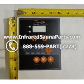 FACE PLATES - FACEPLATE FOR CIRCUIT BOARD WO45A-SPCB CLEARLIGHT INFRARED SAUNA 2