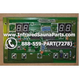 CIRCUIT BOARDS / TOUCH PADS - CIRCUIT BOARD  TOUCHPAD HEALTHLAND INFRARED SAUNA LYQPCB 4