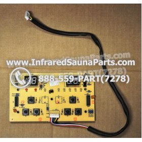 CIRCUIT BOARDS / TOUCH PADS - CIRCUIT BOARD  TOUCHPAD WASAUNA INFRARED SAUNA  WITH THERMO WIRE NYSN2DB V3.2F 1