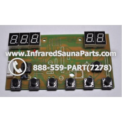 CIRCUIT BOARDS / TOUCH PADS - CIRCUIT BOARD  TOUCHPAD SUNBRITE INFRARED SAUNA C 15 9012 1